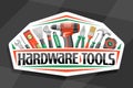 Vector logo for Hardware Tools Royalty Free Stock Photo