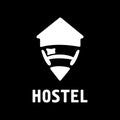 Vector logo of the hostel and hotel