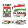 Vector logo for Hungary