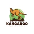 Kangaroo Simple Mascot