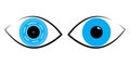 Vector logo for International Ophthalmology Day World Sight Day annually indicating the importance of ophthalmology in human