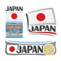 Vector logo Japan