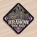 Vector logo for Krakow Royalty Free Stock Photo