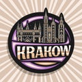 Vector logo for Krakow Royalty Free Stock Photo