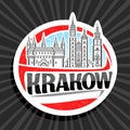 Vector logo for Krakow Royalty Free Stock Photo