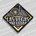Vector logo for Las Vegas Royalty Free Stock Photo