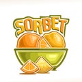 Vector logo for Lemon Sorbet