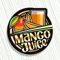 Vector logo for Mango Juice