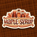 Vector logo for Maple Syrup