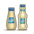 Vector logo Mayonnaise Bottles