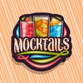 Vector logo for Mocktails Royalty Free Stock Photo