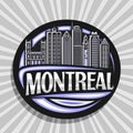 Vector logo for Montreal Royalty Free Stock Photo