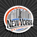 Vector logo for New York City Royalty Free Stock Photo