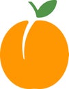 Vector logo orange on a white background