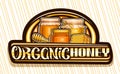 Vector logo for Organic Honey