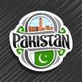 Vector logo for Pakistan Royalty Free Stock Photo