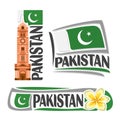 Vector logo Pakistan Royalty Free Stock Photo