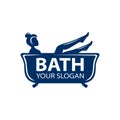 Vector logo of plumbing, baths and showers