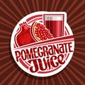 Vector logo for Pomegranate Juice