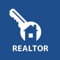 Vector logo for realtor, real estate sales