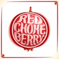 Vector logo for Red Chokeberry