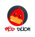 Vector Logo of Red Duck