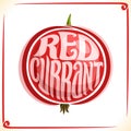 Vector logo for Redcurrant