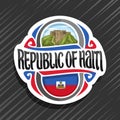Vector logo for Republic of Haiti