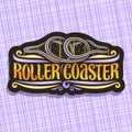 Vector logo for Roller Coaster