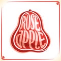 Vector logo for Rose Apple