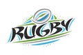 Vector logo for Rugby