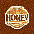 Vector logo for rustic Honey