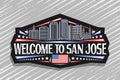 Vector logo for San Jose Royalty Free Stock Photo