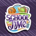 Vector logo for School Time