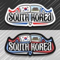 Vector logo for South Korea