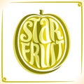 Vector logo for Starfruit