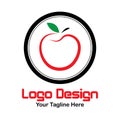 Vector logo template design , Editable file, easy to use and simple. Royalty Free Stock Photo