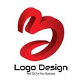 Vector logo template design , Editable file, easy to use and simple. Royalty Free Stock Photo