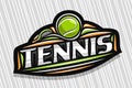 Vector logo for Tennis Royalty Free Stock Photo