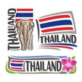 Vector logo Thailand