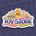 Vector logo for Toy Store Royalty Free Stock Photo