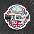 Vector logo for United Kingdom Royalty Free Stock Photo