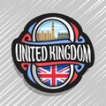 Vector logo for United Kingdom Royalty Free Stock Photo