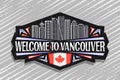 Vector logo for Vancouver Royalty Free Stock Photo