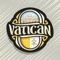Vector logo for Vatican