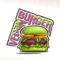 Vector logo for Vegan Burger