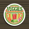 Vector logo for Veggies