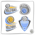 Vector logo Volleyball Ball