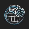 Vector logo for Volleyball