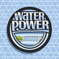 Vector logo for Water Power